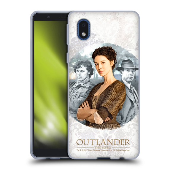 Head Case Designs Officially Licensed Outlander Portraits Claire, Jamie & Frank Soft Gel Case Compatible with Samsung Galaxy A01 Core (2020)