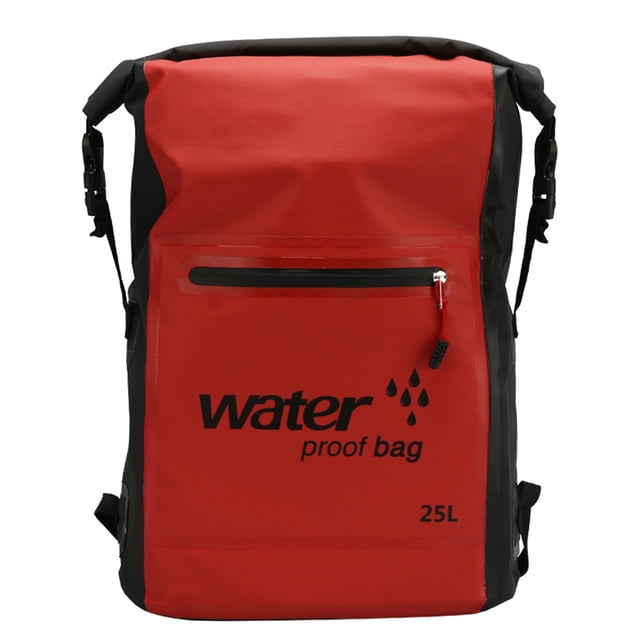 Para Al Aire Libre 25L Impermeable Mochila Plegable Mochila Montañismo (rojo)