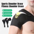 thumbnail image 2 of AQGT Adjustable Shoulder Brace Men Women Torn Rotator Cuff Pain Relief Compression Sleeve Wrap Recovery Shoulder Stability Support Strap, 2 of 8