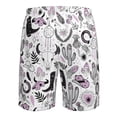 thumbnail image 6 of Kll Cowboy Men'S Casual Summer Beach Shorts Hawaiian Shorts With Pockets-3x-Large, 6 of 9