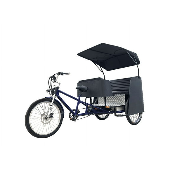 Electric Pedicab Tricycle | Motorized Rickshaw for Five | Green Commute Solution