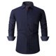 thumbnail image 1 of Camisas de vestir para hombre, camisa de manga larga de corte regular para hombre, 1 of 5