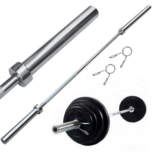 48inch Weight Bar Standard Threaded Home Gym Fitness Exercise Barbell Solid US 