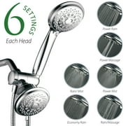 HotelSpa 30 Setting Ultra Luxury 3 Way Shower Combo Chrome Hand Shower 8814