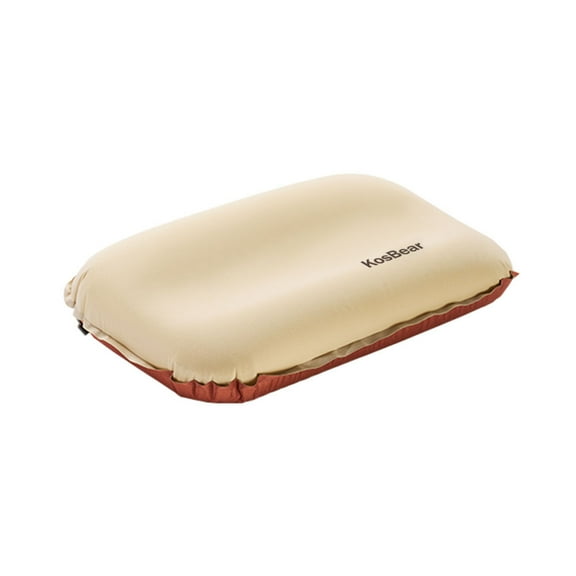 KosBear Inflatable pillows,2Pack Ultralight A4 Size Inflatable Travel Pillow, Small Squared Flocked Fabric Air Pillow for Traveling