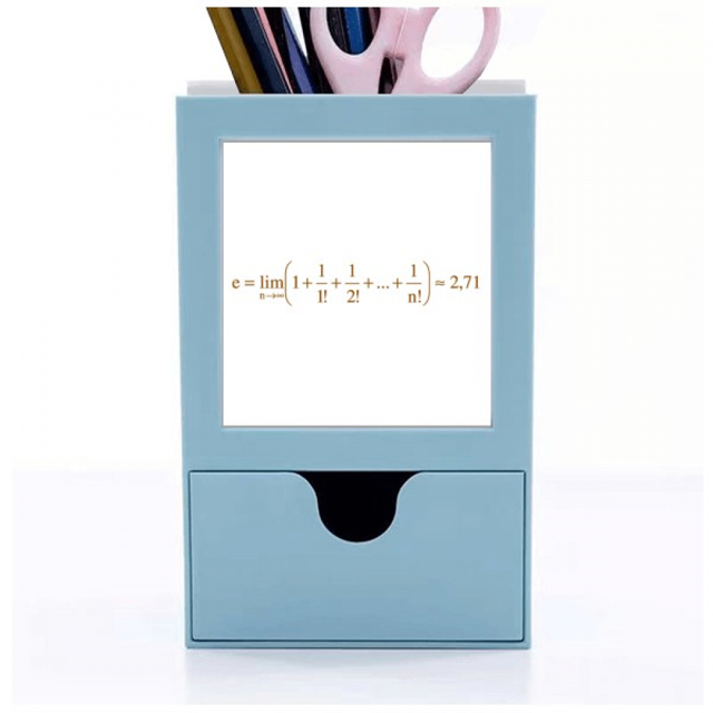 Mathematical Formula Expression Calculation Brackets Desk Supplies Organizer Pen Holder Card
