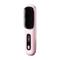 thumbnail image 3 of Cordless Hair Straightening Brush, Rechargeable Hot Hair Brush With 3 Temperature Settings 320°F-392°F, Ceramic Bristles For Frizz Control & Shiny Hair, Portable Travel Styler, 3 of 7