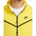 thumbnail image 3 of Nike Sportswear Tech Fleece Full-Zip Hoodie Yellow Strike/Black, 3 of 5