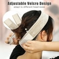 thumbnail image 3 of Unique Bargains 2pcs Fastener Band, Velvet for Securing Wigs,Adjustable, No Slip, Hold Hair Back Beige, 3 of 7