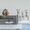 thumbnail image 2 of Marco de fotos,Marco de fotos para decoración del hogar,exhibición de fotos,Marco de fotos de resina con diseño vintage.,Escultura de figura,Estatua sentada Figura Escultura Adorno, 2 of 8