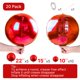 thumbnail image 4 of Globos de aluminio PartyWoo rojos, 20 unidades, diferentes tamaños, con cinta, 4 of 6