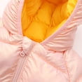 thumbnail image 2 of Bwdbhd Toddler Boys and Girls Winter Coat Winter Coats for Toddlers Baby Boys Girls Hooded Jacket Warm Coat Outerwear Pink,6-12 Months, 2 of 5