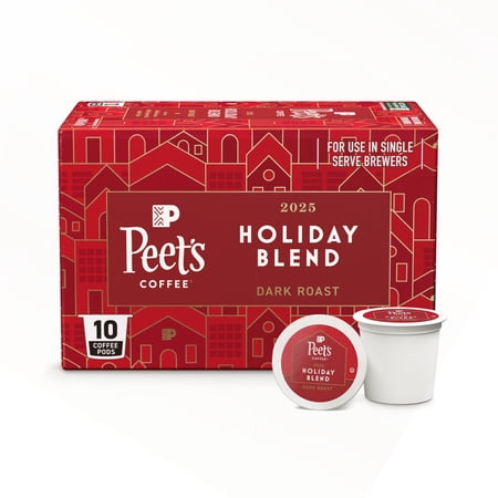 Peet s Coffee Holiday Blend Premium Dark Roast Single Serve Coffee Pods 60 Count