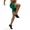 thumbnail image 4 of MIER Men's Quick-Dry Lightweight Training Running & Basketball Athletic Shorts, No Pockets, No Liner, Green, L, 4 of 7