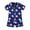 Navy, variant on Girls Pajamas Size 10-12 Short Sleeve Girls & Womens Satin Pajamas Set, Silk Button-Down Sleepwear 2 Piece Nightwear, 3 Years - Women XXL Girls Pajamas Silk Satin Pajama Set