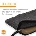thumbnail image 4 of K&H Pet Products Small Animal Heated Pad Deluxe Replacement Cover Gray Petite 12 X 9 Inches, 4 of 9