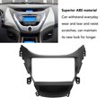 thumbnail image 3 of Car Radio Stereo Fascia Panel GPS Navigation Frame Elantra 9 Inch Black ABS Material, 3 of 7