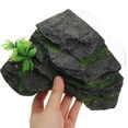 thumbnail image 3 of HEALEEP 1Pcs Turtle Tank Decoration Resin Basking Platform for Water Turtles 7x6.7x2.8in, 3 of 5
