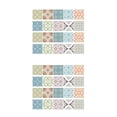 thumbnail image 1 of Ounissouiy 20 piezas mosaico azulejos de pared pegatinas cocina baño azulejo calcomanías #2 10x10cm Type4, 1 of 6
