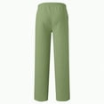 thumbnail image 5 of Ccpelsie Boy's Baggy Sweatpants Cotton Fleece Wide Leg Lounge Sweat Pants Drawstring Waist Jogging Pants with Pockets(A-Light Green,7-8 Years), 5 of 5