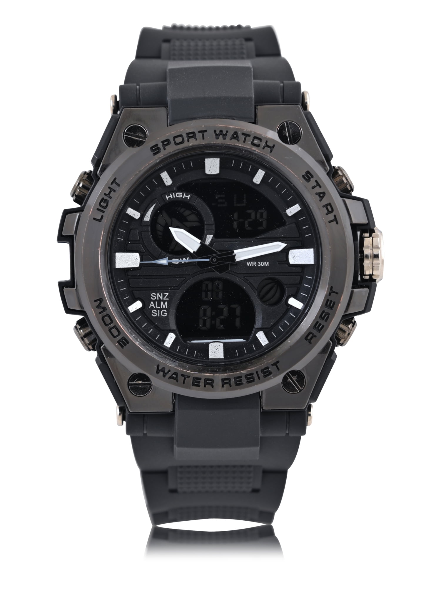 George Adult Male Analog Watch in Silver and Blue Dial One George Adult Male Analog Watch in Silver and Blue Dial One