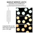 thumbnail image 3 of Mirror Lights  LED Mirror Lights 10 Bulbs Vanity LED Makeup Mirror Lights Dimmable Bulb Light String Adjustable Warm Cold Tones, 3 of 7