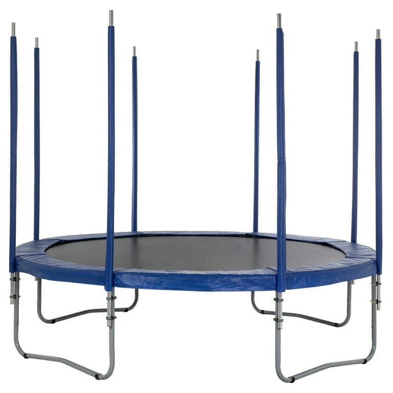 Trampoline safety net pole top