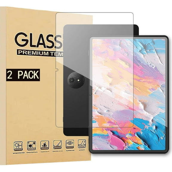 [NSFN] For TCL NXTPAPER 11 Plus Glass Film,TCL Tablet 11.5 Inch Glass Film, LCD Protective Glass Film, 9H Hardness, Ultra-Thin, High Transmittance, Automatic Adhesion, Scratch Prevention, 2 Pack