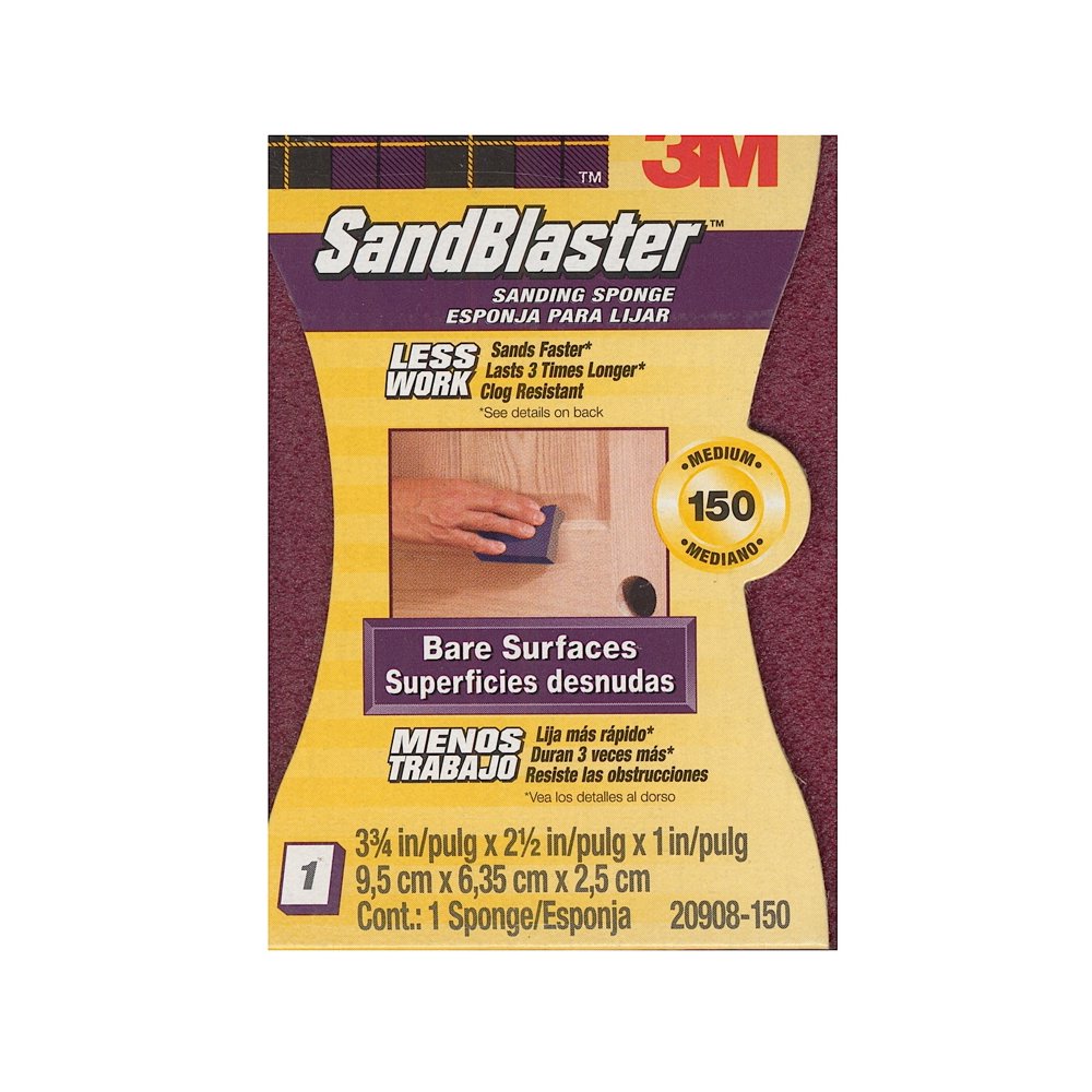 SandBlaster Sanding Pads and Sponges 150 grit sanding sponge (pack of 4)