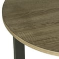 thumbnail image 5 of SAFAVIEH Ballard Mid Century Modern End Table, Oak/Black, 5 of 5