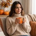 thumbnail image 6 of Gecau Cute Pumpkin Mug For Thanksgiving Handmade Ceramic Mug Office Water Cup Originality Coffee Cup Holiday Gift Mug 320-380ml, 6 of 6