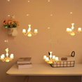thumbnail image 4 of Candelabros Cortinas Luz Luz Led Cuerdas Colgantes Luces Decoración Navideña Cuerdas De Luces Para Fiesta En Casa Vogacara HA038553-00, 4 of 6