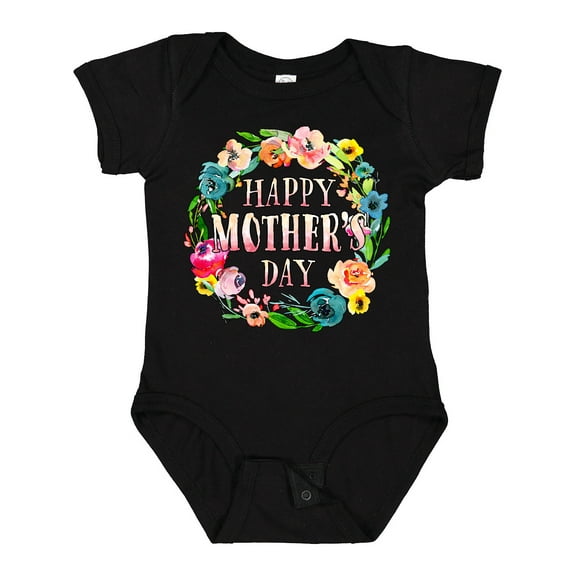 Inktastic Happy Mother's Day Flowers Boys or Girls Baby Bodysuit