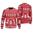 thumbnail image 4 of Suéter suelto con estampado 3D de Papá Noel, suéter navideño europeo y americano, suéter personalizado de comercio exterior, 4 of 5