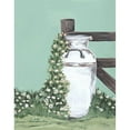 thumbnail image 3 of Norman, Michele 20x24 Black Modern Framed Museum Art Print Titled - Milk Can With Cascading Flowers, 3 of 5