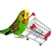 thumbnail image 1 of onlyliua para Interior/Exterior Mini Carrito de Supermercado para Compras, Carrito para Mascotas, Pájaro, Loro, Hámster, Juguete, 1 of 1
