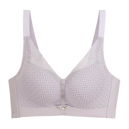 Bigersell Women Bralette Deals Lace Bralettes for Women Womens Bra Balconette Bra Style R-158 Lace Bra and Panty Set Sports Bras Women s Pullover Bra Hook & Eye Bra Closure Purple 40