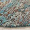 thumbnail image 3 of SAFAVIEH Anatolia Judy Abstract Area Rug, Teal/Green, 6' x 6' Round, 3 of 10