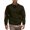 Green, variant on Men's Plus Size Crewneck Sweatshirt Men's Quarter Zip Pullover Neck Long Sleeve Sweater Lightweight Breathable Casual Streetwear Tops Navy XXL