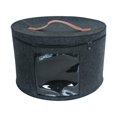 thumbnail image 1 of Hat Storage Box Storage Bin Hat Box for Clothes Closet Organizer Living Room Black Large, 1 of 8