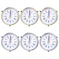 thumbnail image 2 of 6 PCS Clock Parts for Clock Resin Mold, Roman Numerals Clock Piece for Epoxy Resin Clock Casting Mold, Battery Powered Quartz Clock for Table Clock Decor DIY Present, 2 Colors Golden Silver, 2 of 6