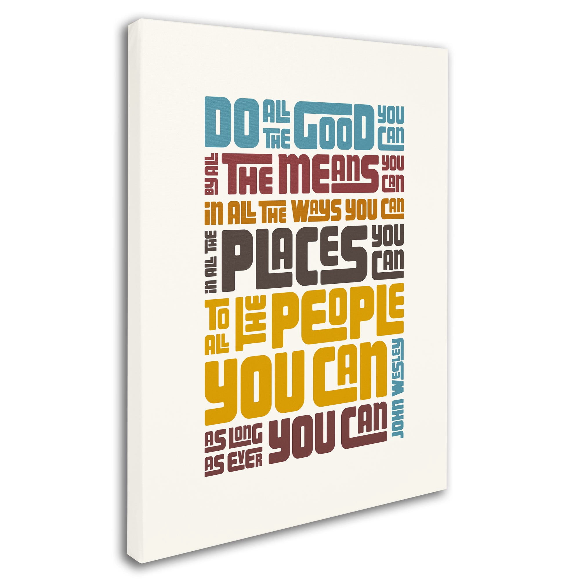Trademark Fine Art "Do Good III" Canvas Art by Megan Romo