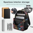 thumbnail image 3 of Yspwyqan Graffiti Truck Backpack Set With Lunch Box Pencil Case, 17 Inch Large Capacity Adjustable Straps Bookbag for Middle High School Travel Hiking, 3 of 7