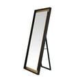 thumbnail image 5 of SAFAVIEH Montauk 26 Inch Led Mirror, Black/Gold Leaf, 5 of 11