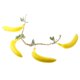 thumbnail image 4 of 4pc / String Artificial Banana Toy Fotografía Prop Home Restaurant Decoración Soledad Artificial plátano, 4 of 7
