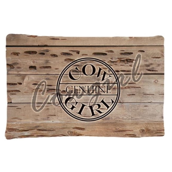 Genuine Cow Girl Branded Moisture Wicking Fabric Standard Pillowcase