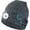 Black and White Blend, variant on Bluetooth Beanie Hat with Light, Wireless Music Knit Hat with Built-in Headphones & Mic, Rechargeable LED Headlamp Cap Gift for Men and Women