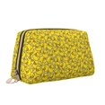 thumbnail image 2 of Xecao Ducky Cartoon Animal Yellow Print Fashion Makeup PVC Bag Large Capacity Travel Cosmetic Bag for Women Organizer Toiletry Clutch, 2 of 8