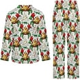 thumbnail image 6 of Top-kevin Women Long Sleeve Pajama Set Comfy Pjs Sets Christmas Funny Raccoons 2 Piece Lounge Set, 6 of 12