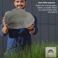 thumbnail image 4 of Gardenised Fake Garden Rock Cover Decorative Natural Texture Faux Stone  for Outdoor Landscaping Ideal for Hiding Irrigation Valves Water Pumps Pipes Electrical Boxes & Cables in Yard or Lawn, Crown, 4 of 8